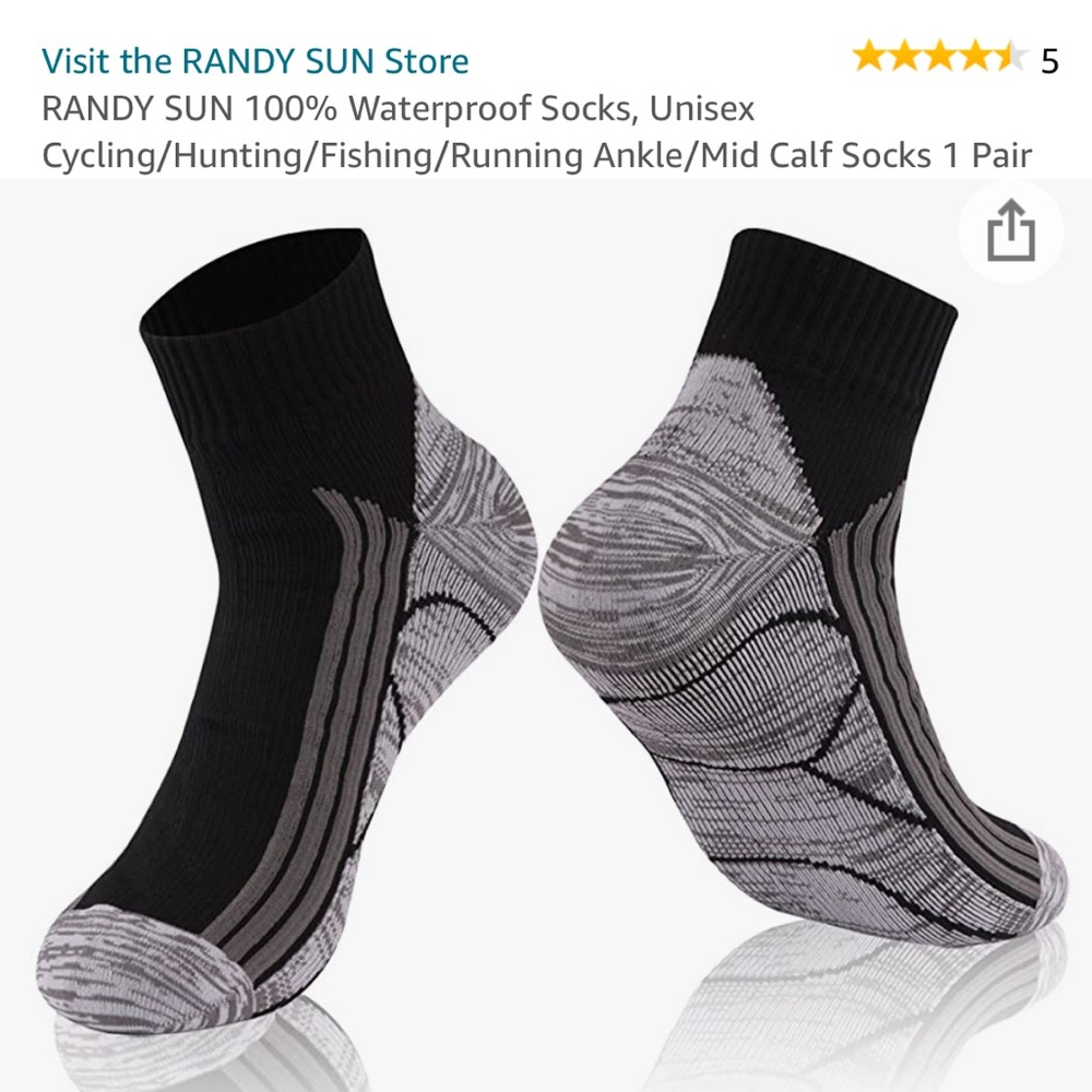Randy Sun Waterproof Socks size XS